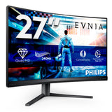 EAN 8712581799540 - Philips 27M2C5500W/00 pantalla para PC 68,6 cm (27") 2560 x 1440 Pixeles Quad HD LCD Gris imagen 3