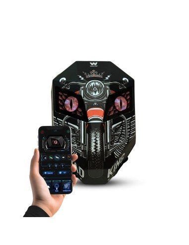 Mochila Led Woxter Knight Bike 20l Pantallas Led Personalizables Amplio Espacio Porta Cascos
