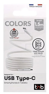 EAN 3303170118214 - T'nB TCPDMAGWH cable USB 1,5 m USB C Blanco imagen 4