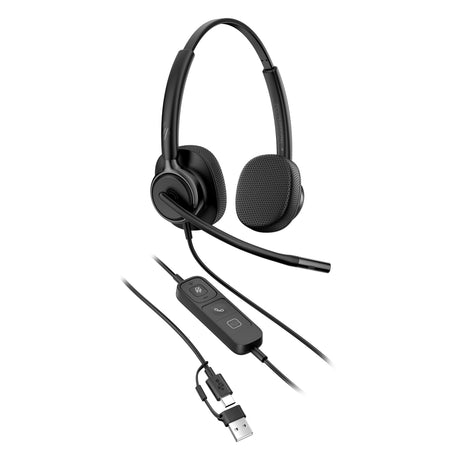 EAN 0199764365576 - HP Poly Mission 425 Stereo USB Wired Headset Classic (Bulk) Negro imagen 3