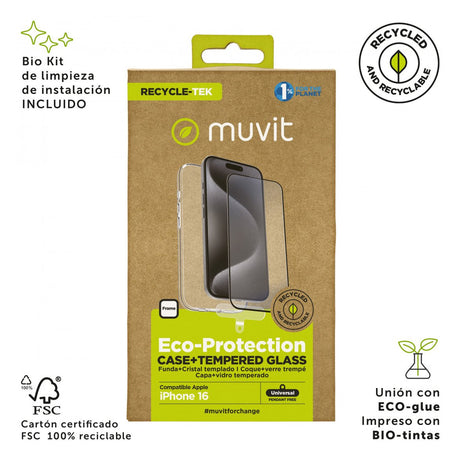 EAN 8426801174832 - Muvit MCPAK0101 funda para teléfono móvil 15,5 cm (6.1") Transparente imagen 6