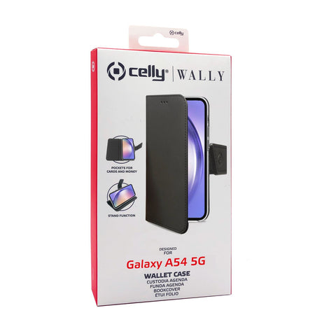 EAN 8021735200833 - Celly WALLY1037 funda para teléfono móvil 16,3 cm (6.4") Libro Negro imagen 3