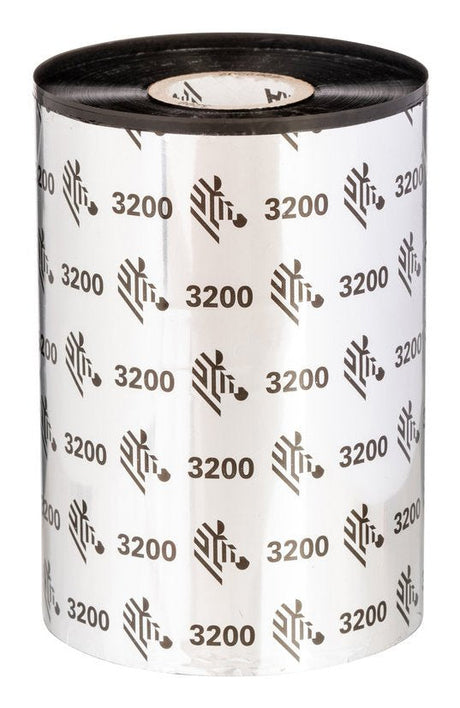 EAN 0112840383431 - Zebra 3200 Wax/Resin cinta térmica 74 m Negro imagen 1