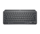 Teclado Alemán Logitech Mx Keys Mini For Business Rf Wireless + Bluetooth Qwertz Grafito