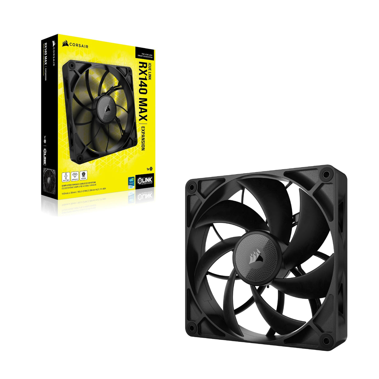 Ventilador  Wentylator Icue Link Rx140 Max De 140 Mm