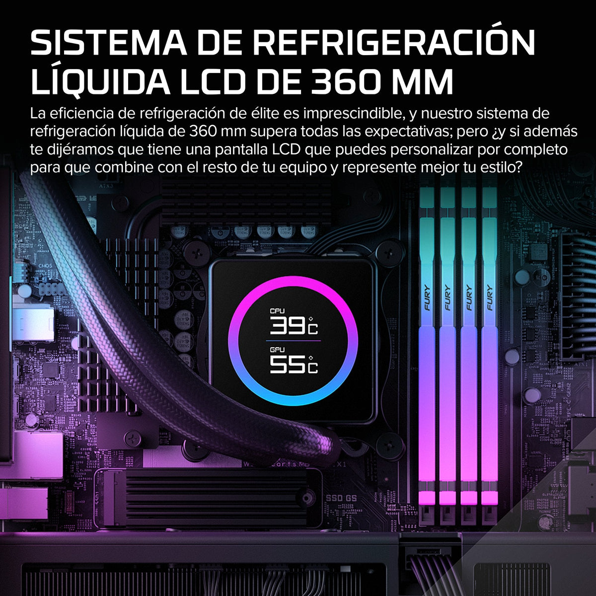 Pc Sobremesa Hyperx Omen Max 45l Gt24-0001ns Intel Core Ultra 7 270k Plus 32gb 2tb Ssd Rtx 5080 Windows 11 Wifi7