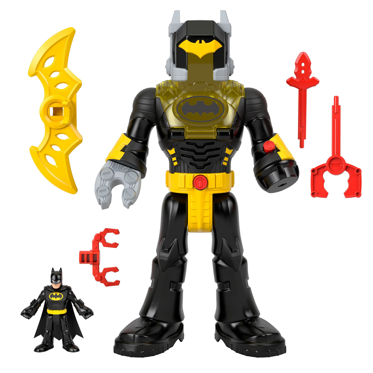 Fisher-Price Imaginext Dc Super Friends Batman Insider & Exo Traje, Personaje Hyg31
