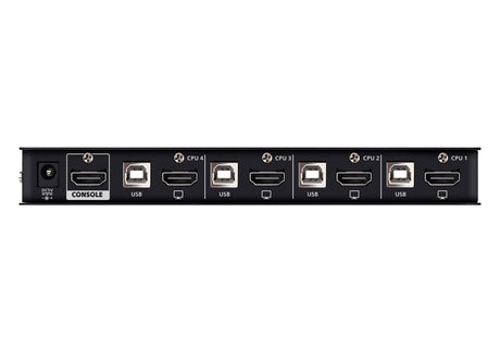 EAN 4710469349836 - ATEN CS784H interruptor KVM Negro imagen 3