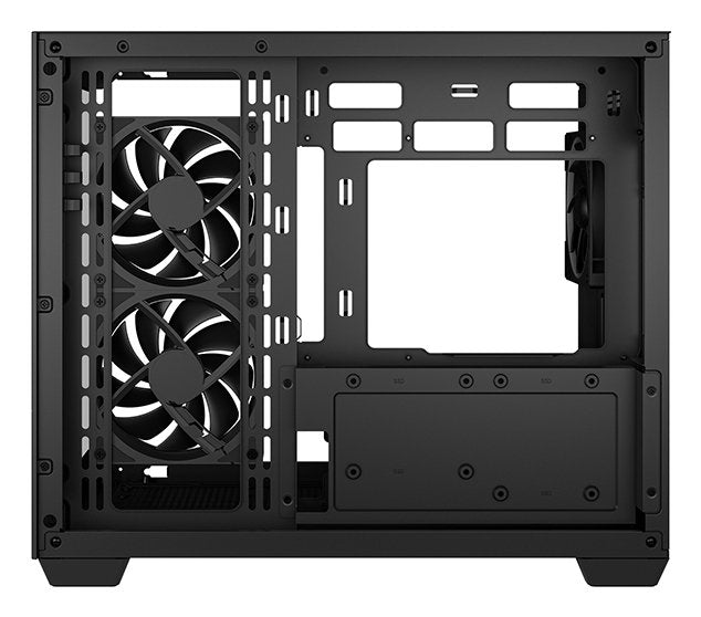 Caja Pc Deepcool Cg330 3f (Negro, Panorama-Design) R-Cg330-Bkngm3-G
