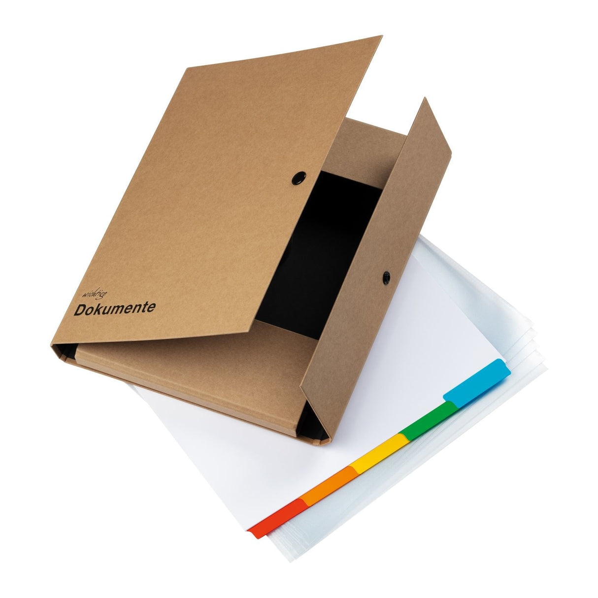 Carpeta Portadocumentos Pagna, Mecanismo De 2 Anillas, Papel Kraft Natural