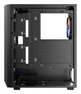 Caja Semitorre Atx Antec Ax67 Rgb Con Panel De Cristal (Negro)