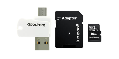 EAN 5908267930267 - Goodram M1A4 All in One 16 GB MicroSDHC UHS-I Clase 10 imagen 1