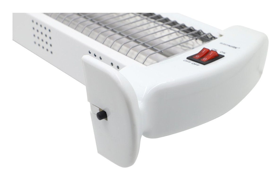 EAN 8436568813066 - THULOS ET-QH14 calefactor eléctrico Interior Blanco 1200 W Calefactor eléctrico de cuarzo imagen 3
