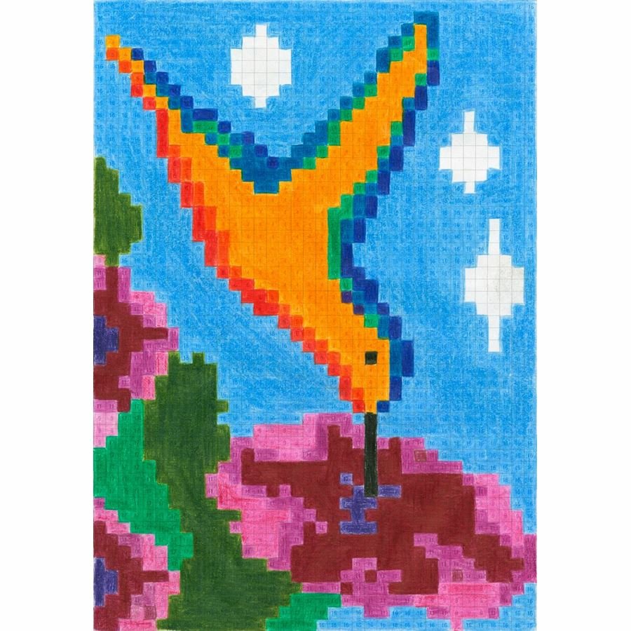 Faber-Camell Pixel-It Ausmalhch Con 32 Motiven