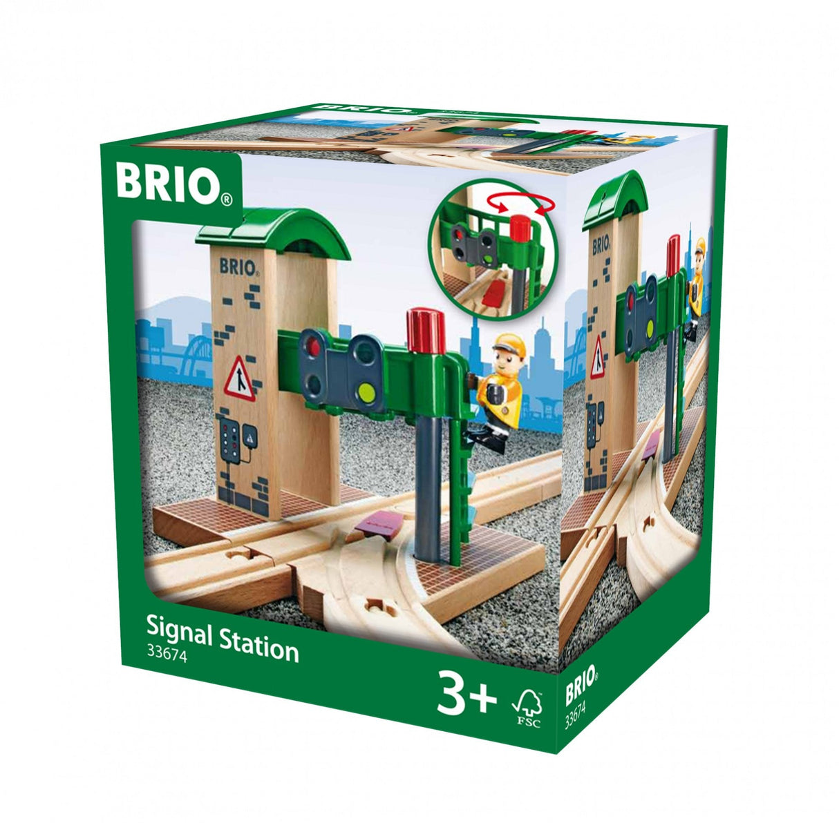 Brio World World Signal Station, Ferrocarril 33674