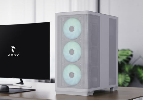 EAN 4711099474318 - APNX APCM-CR01043.21 carcasa de ordenador Midi Tower Blanco imagen 2