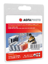 Agfaphoto Apccli526setd Cartucho De Tinta Negro, Cian, Magenta, Amarillo 5 Pieza(S)