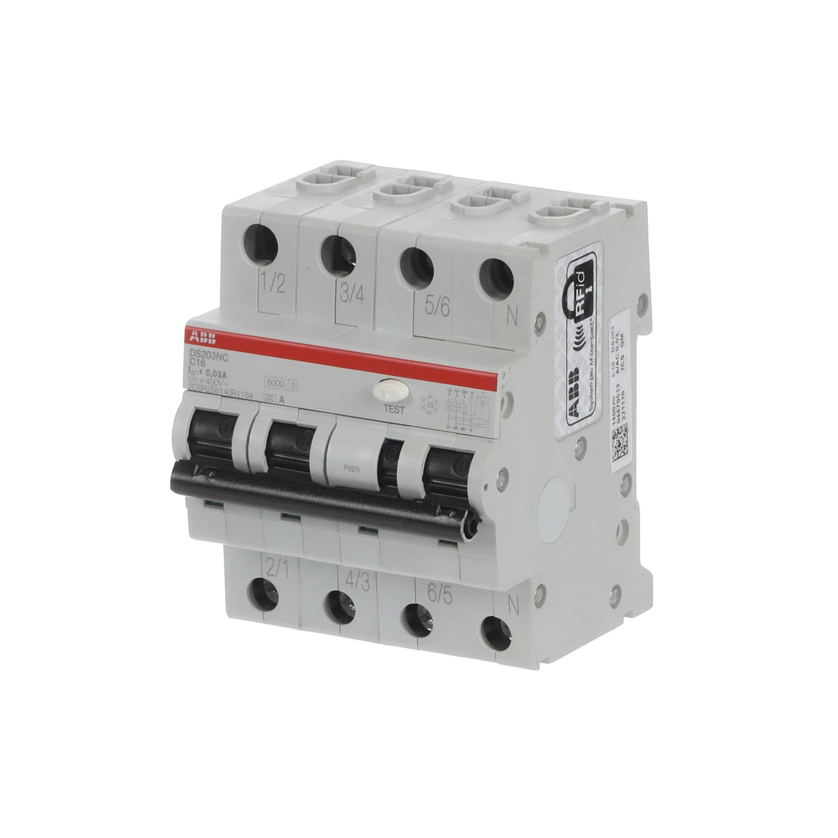 Abb Fi/Ls Interruptor Ds203nca-C16/0 Ds203nc C16 A30 - Interruptor Magnetotérmico