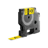 Dymo Rhino Cinta Id1-12 Negro/Amarillo Vinilo