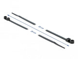 Delock Cablebinder Mit Befestigungsöse L 200 X B 4,8 Mm Schwarz 10 Stück