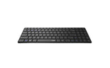 Teclado Rapoo Wireless Y Bluetooth E9100m Portugues 2.4ghz Bt 3.0 4.0 DiseãO Ultrafino Negro