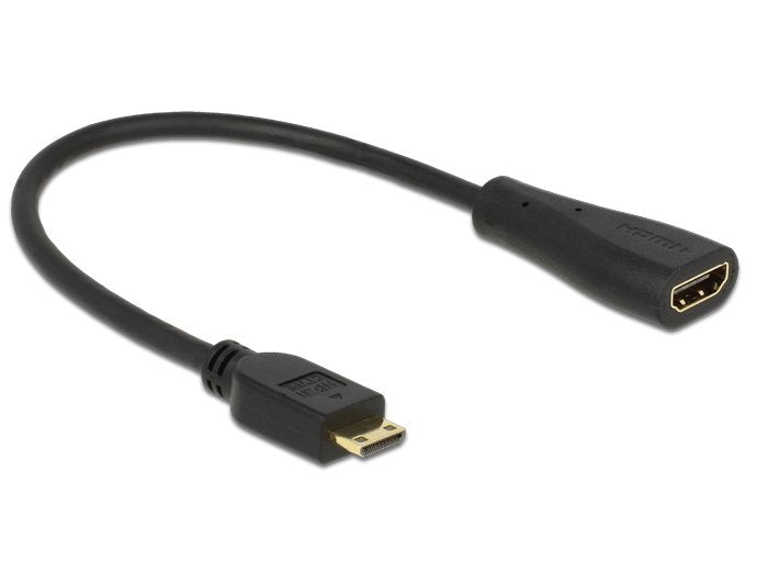 Delock Adaptador Mini Hdmi Macho  > Hdmi Hembra - 23cm - High Speed With Ethernet