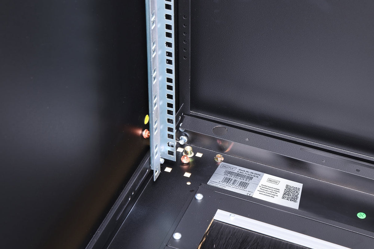 Digitus Netzwerkschrank Unique  22he 1164x600x800mm Schwarz (Speditionsversand)