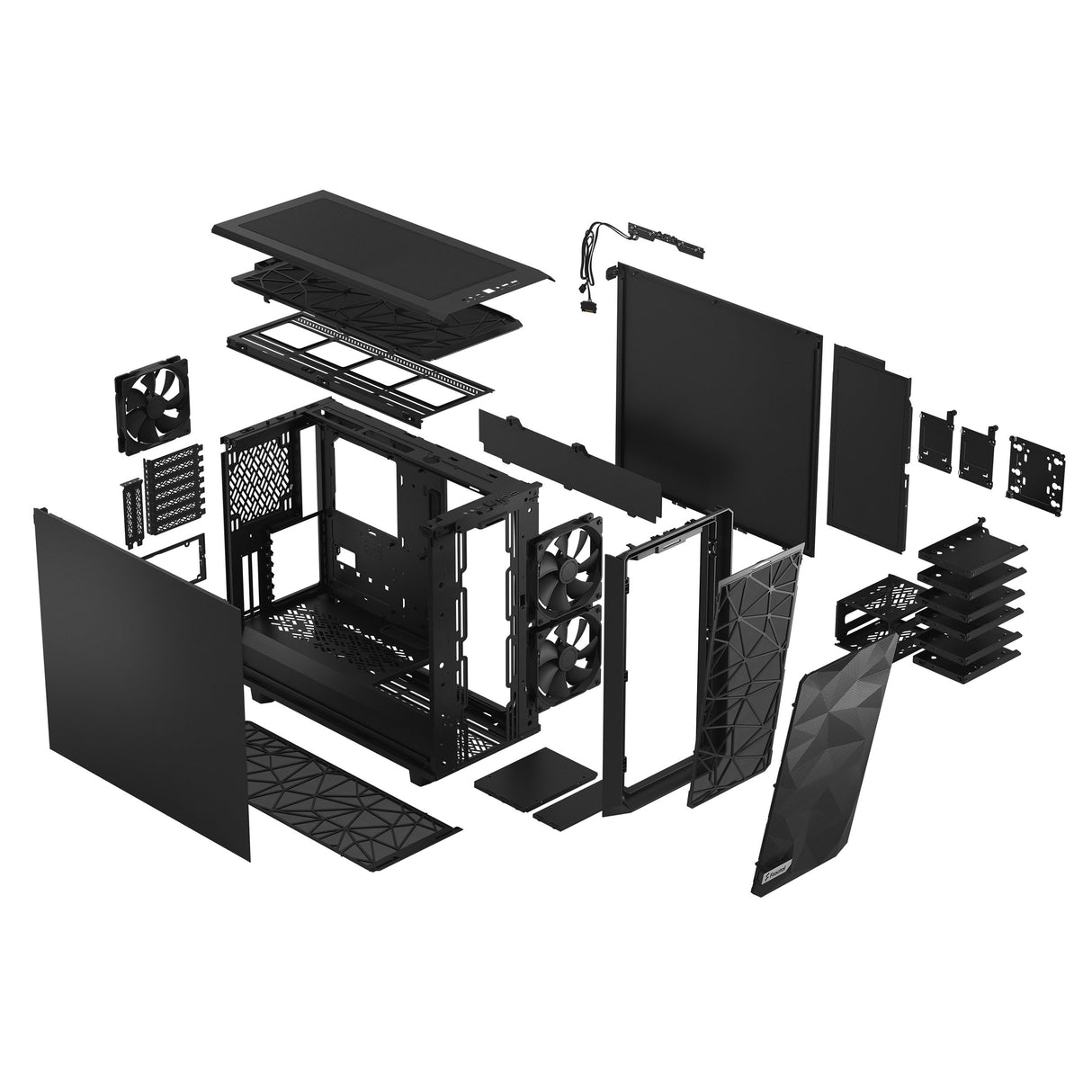 EAN 7340172702429 - Fractal Design Meshify 2 Torre Negro imagen 23