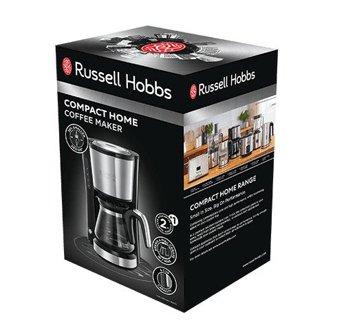 Russell Hobbs Compact Home Mini-Glas-Kaffeemaschine
