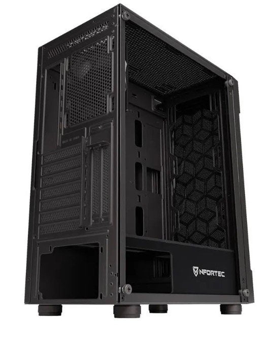 EAN 8435443721724 - Nfortec NF-CS-AZIR-B carcasa de ordenador Torre Negro imagen 5