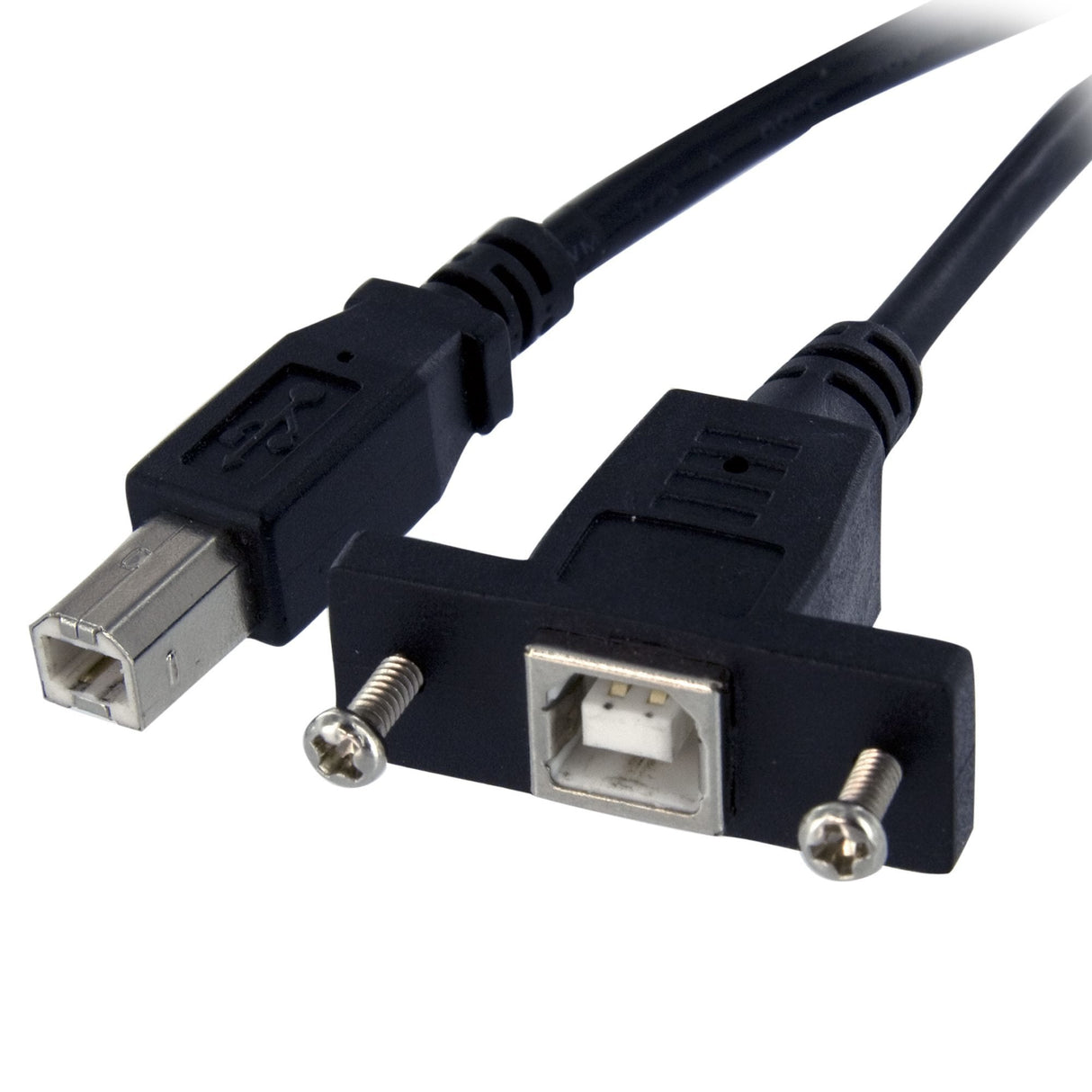 Startech Cable Usb Para Montaje En Panel Usb B A Usb B M/H 30cm