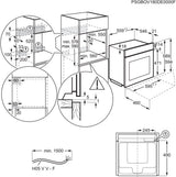 Aeg Te7pb63zab, Horno Negro Te7pb63zab