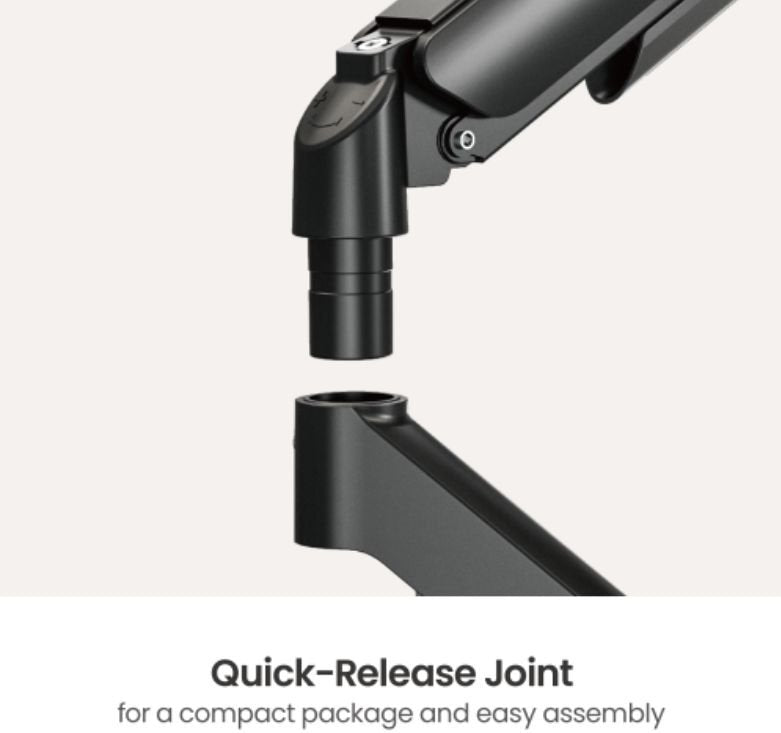 Dual Gas Spring Monitor Mount