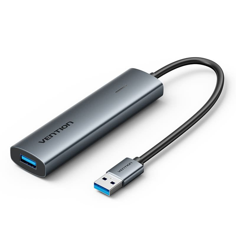 Hub Usb 3.0 Vention Tgxhb 1xusb Tipo-C 3xusb 1xusb Tipo-C Pd Gris