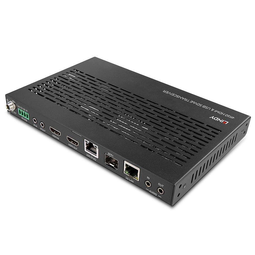EAN 4002888383653 - Lindy 38365 extensor audio/video Transmisor de señales AV Negro imagen 2