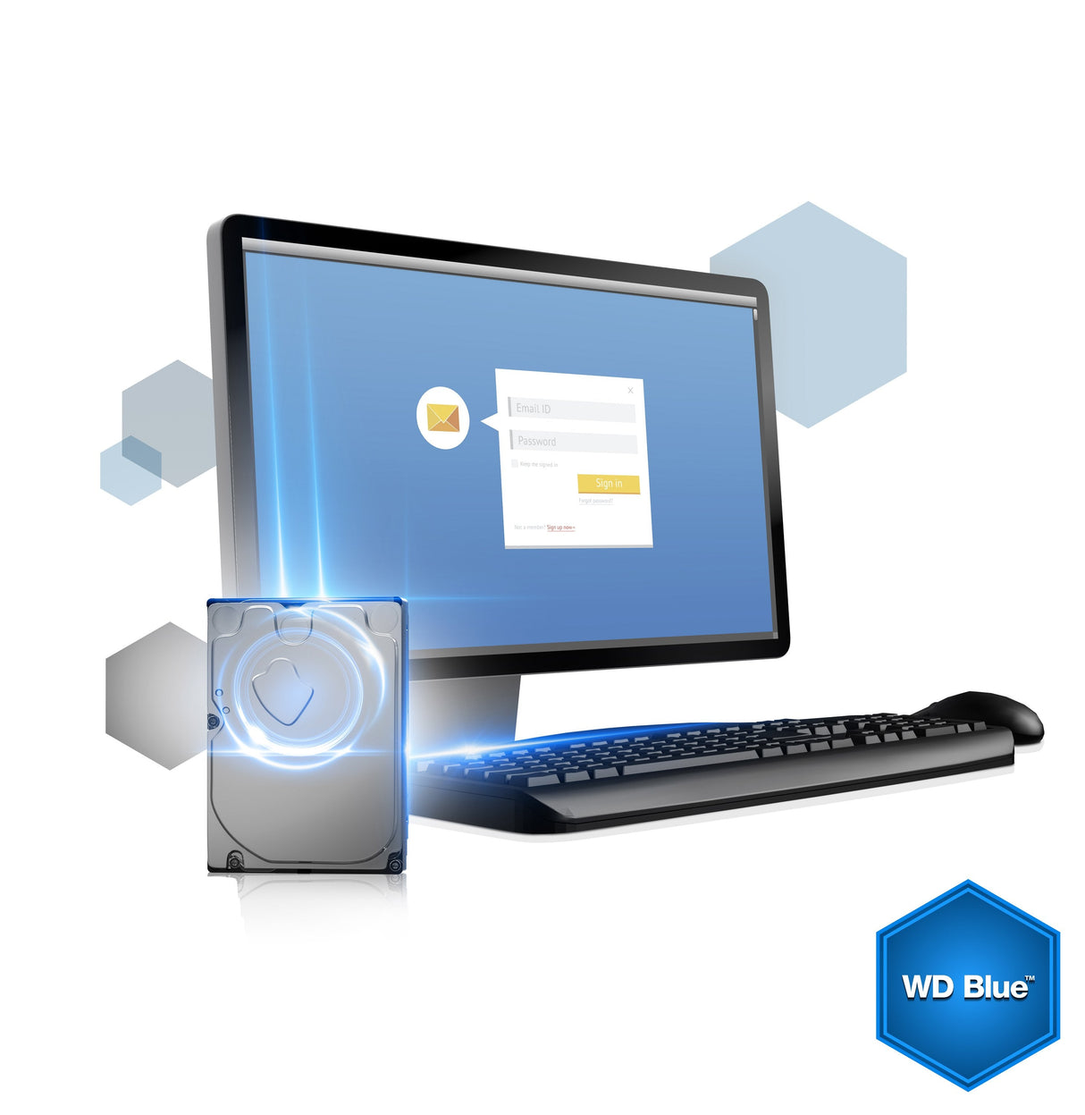 Disco Hdd Western Digital 3.5" 500gb Blue Sata6 32mb 7200 Wd5000azlx