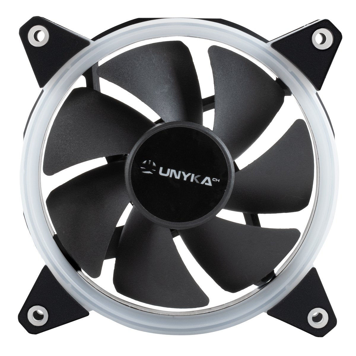 EAN 6940533544951 - UNYKAch Fan CANDY 30 ARGB Ring Led 120 mm Carcasa del ordenador 12 cm Negro 3 pieza(s) imagen 8