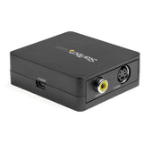 Startech.Com Conversor De Vídeo Vga A Rca Y S-Video - Alimentado Por Usb, 1920 X 1080 Pixeles, 640 X 480,1920 X 1080 Pixeles, 60 Hz, Conversor De Vídeo Activo, 1920 X 1080 Pixeles, Negro
