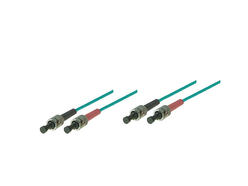Cable  Alcasa 3m St/St De Fibra Optica Om3 Azul