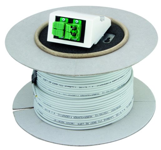 EAN 4018359434786 - Telegärtner H02082A0004 Cable de fibra óptica e InfiniBand 100 m LC 4x LC Blanco imagen 1