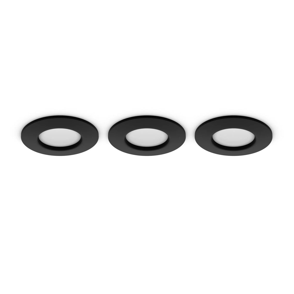 Philips Hue White&Col. Amb. Slim Recessed Light S X3 -Black