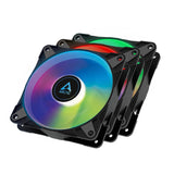Ventilador Arctic 120 * 120 * 25 P12 Pwm Pst A-Rgb Value Pack (3 Piezas)
