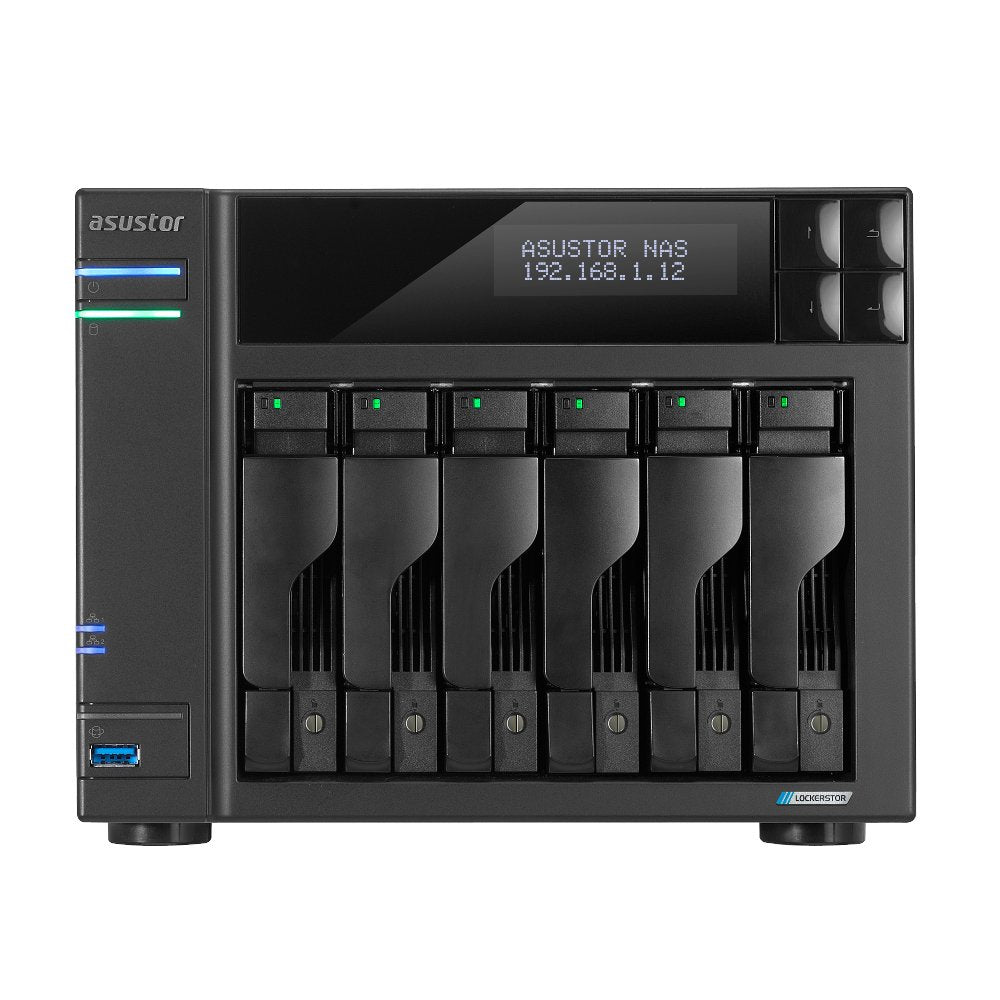 Servidor Nas Asustor Lockerstor As6706t 6 Bahias 3.5