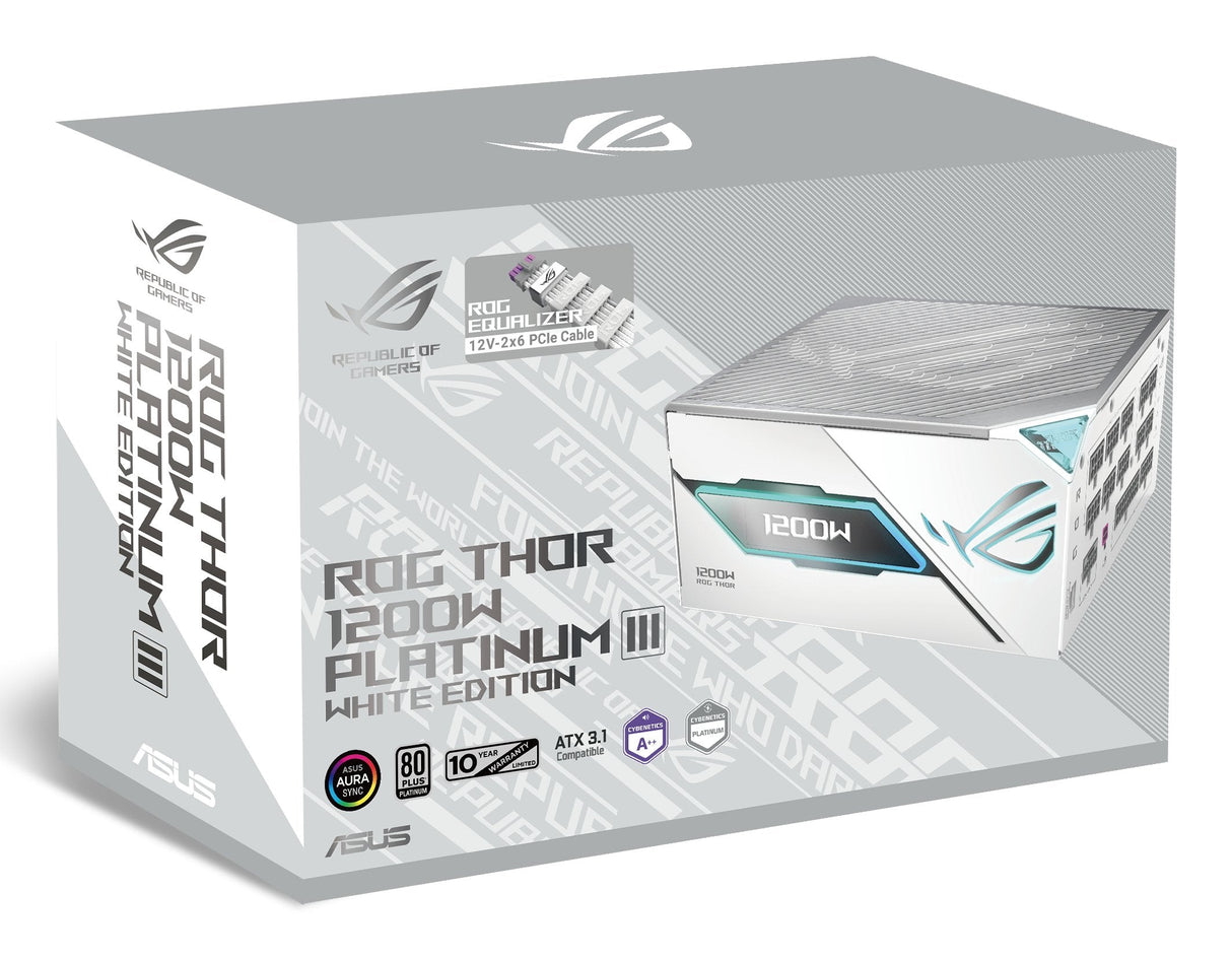 Asus Netzteil Rog-Thor-1200p3-Wht-Gaming-E 1200w 80+ Platin