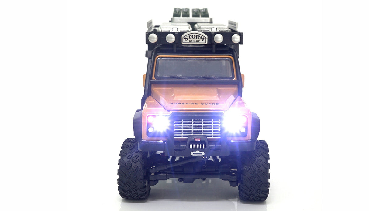 Amewi Rc Auto D90x28 Crawler 4wd Li-Po Akku 300mah Amarillo 8+