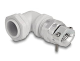 Delock 60598 Prensaestopas Con Alivio De Tensión Y Protección Contra La Flexión Ángulo De 90 ° Pg16 Gris