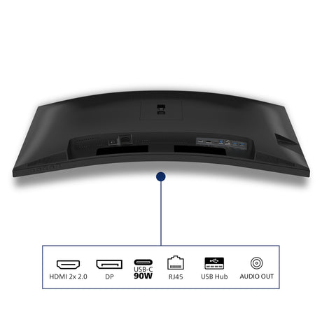 EAN 8721038002409 - Philips 3000 series 34B2U3600C/00 pantalla para PC 86,4 cm (34") 3440 x 1440 Pixeles Wide Quad HD LCD Neg imagen 6