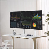 Startech.Com Six-Monitor Desk Mount W  Crossbar, Up To 32 In Screens 17.6lb - Befestigungskit - Für 6 Lcd-Displays - Säule, Dual