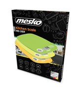 Báscula De Cocina Mesko Ms 3159y Amarillo Encimera Rectángulo