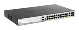 Switch Gestionable D-Link Dms-3130-30ts 24x100/1000/2.5gbase-T / 2x100/1000/2.5g/5g/10gbase-T / 4 Puertos 10g/25g Sfp28